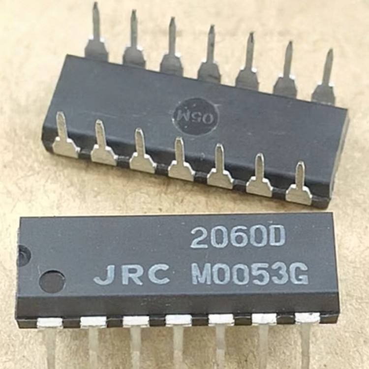 NJM2060D   JRC2060D รุ่น   รุ่น 2060D   บล็อกบูรณาการสี่ช่องทางสําหรับเครื่องขยายเสียงการดําเนินงานท
