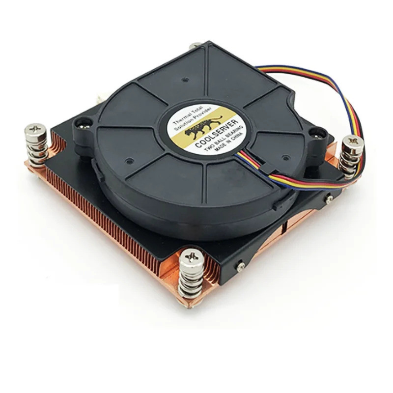 LGA2011-1U3C CPU Cooler 100W LGA 2011 ประเภทสแควร์หม้อน้ํา 80 มม.x80 มม.Pitch LGA2011 ความร้อน