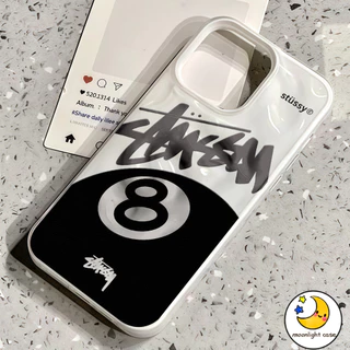 ❤GOOD❤ เคสเหมือนอุกกาบาต บิลเลียด หมายเลข 8 บอล เย็น ปิงปอง สําหรับIPhone16 15 14 13 12 11 7 8 plus Pro Promax X XR XS