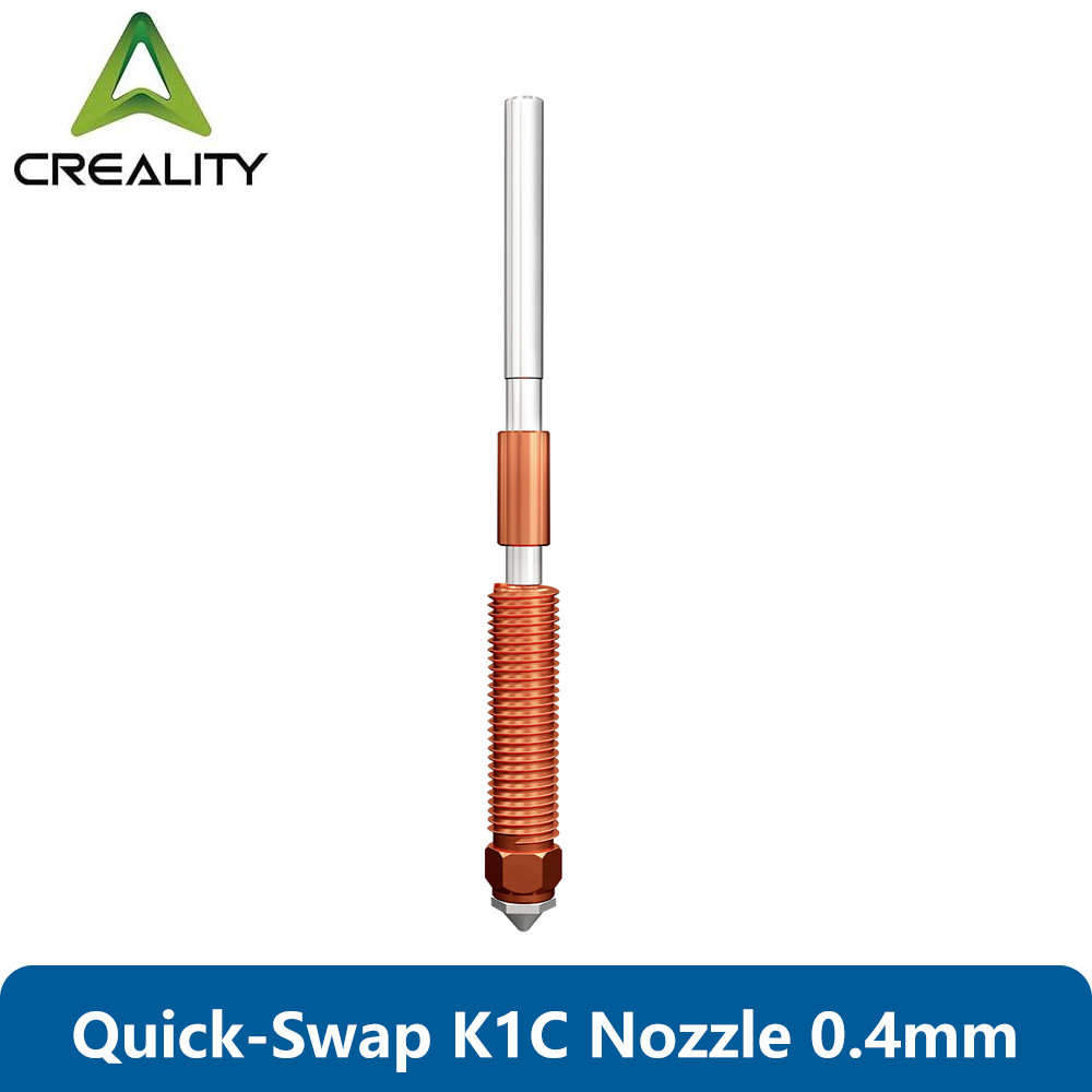 Creality K1C Nozzle Upgraded Hardened Steel Quick-Swap Nozzle 0.4mm High-Speed Printing for K1C / K1