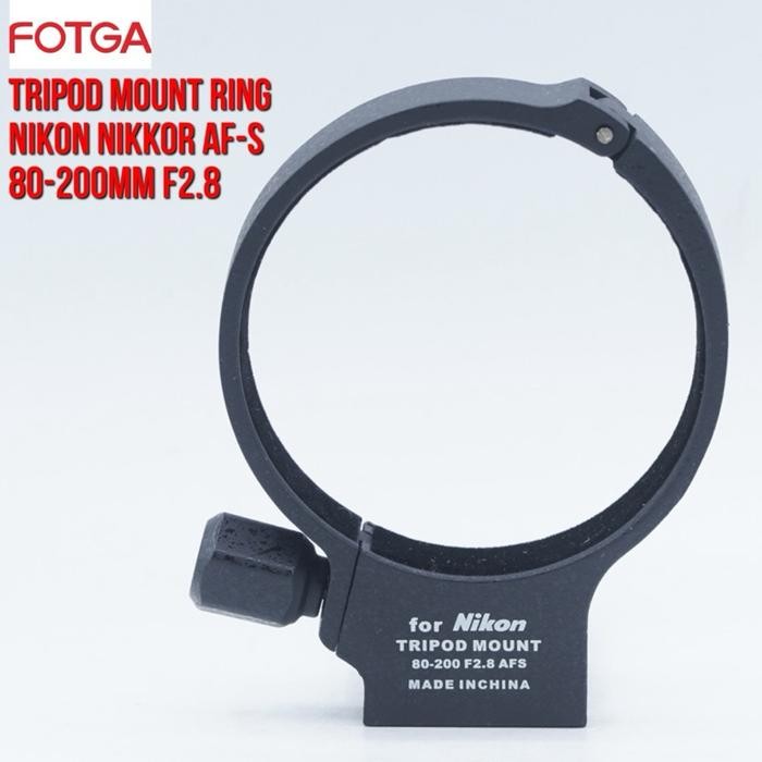 FOTGA โลหะขาตั้งกล้องคอ Mount แหวน 1/4 สําหรับ Nikon Nikkor AF-S 80-200 มม.f/2.8D F2.8 ซูมเลนส์ผู้ถื