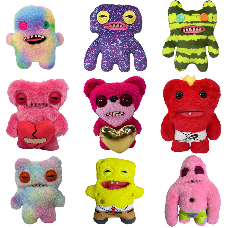 ตุ๊กตาน่าเกลียด คนชอบน้ํา ตุ๊กตาของเล่นตลกน่าเกลียดฟันมอนสเตอร์ของเล่นตุ๊กตาน่ารักการ์ตูนของขวัญวันหยุด