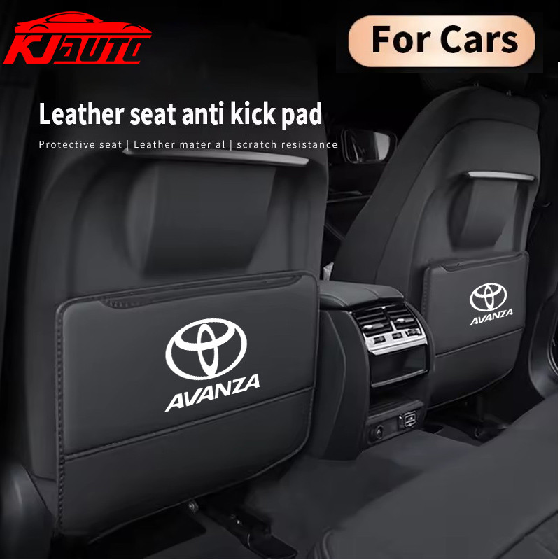 1 PC หนัง Toyota Avanza รถที่นั่งเด็ก Protector Anti-Kick Mat Pad รถที่นั่งกลับเด็กกันน้ําสําหรับ Av