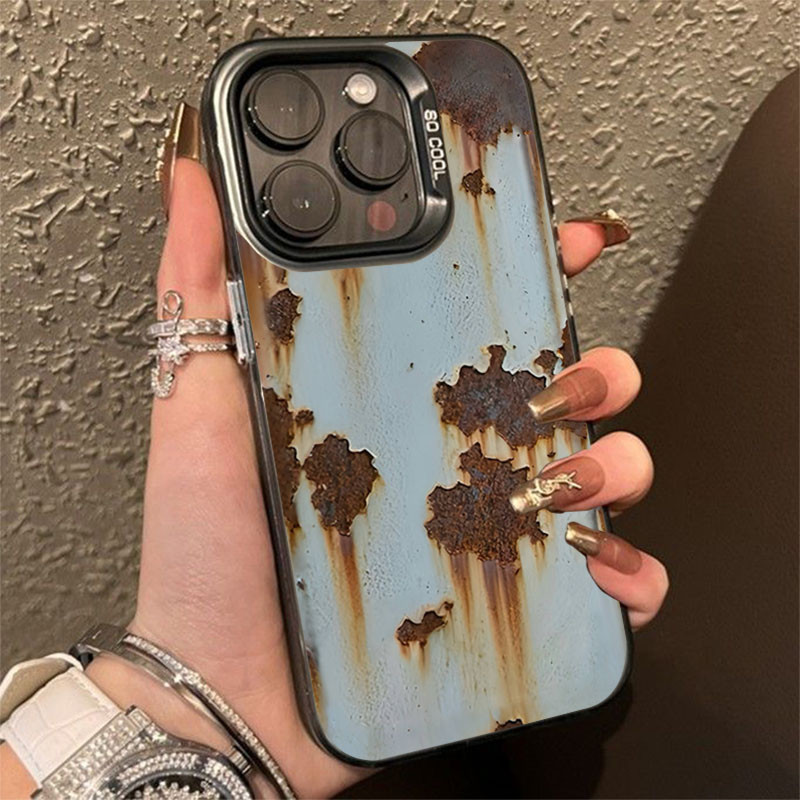 ปลอกสําหรับ OPPO A60 A5 A57 A16 A38 A18 A7 A17 A77 A15 A55 A78 A98 A58 A16K A76 A15S A35 A53 A74 A12 A52 A31 A54 Retro Matte รูปแบบจุดกันกระแทก IMD