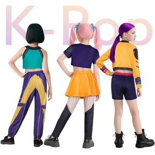 ภาพยนตร์ K-Pop Mira Rumi Zoey Demon Hunters คอสเพลย์เครื่องแต่งกายใหม่ สไตล์ 3D พิมพ์ สำหรับสาวฮาโลวีนและบทบาทเล่น
