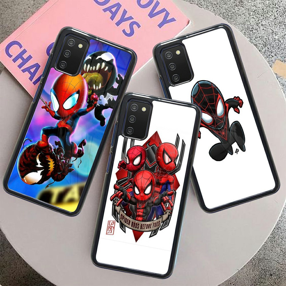 เคสเคลือบเงา [R08] ANIME SPIDER MAN SAMSUNG A03S A22 A32 A52 A02S A21S A20S A10S A11 M10 A30 A20 J2 