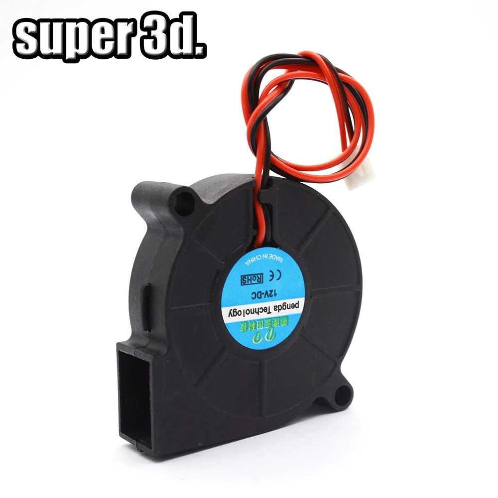 Cooling Turbo Blower Fan อะไหล่เครื่องพิมพ์ 3D 12V - 5015 OTS
