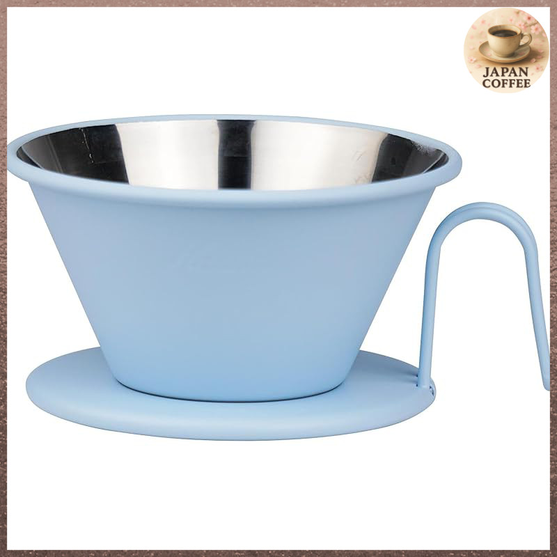 Kalita 【Earth Series】 SORA Coffee Dripper Wave Series Stainless Steel for 2-4 People WDS-185 Earth S