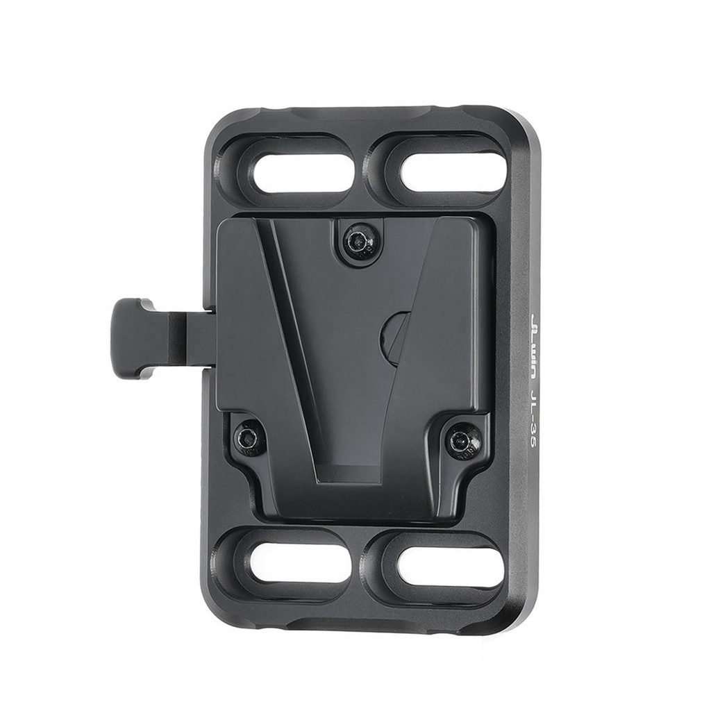 [โปรโมชั่น] JLwin JL-35 Mini V Lock แบตเตอรี่อะแดปเตอร์แผ่น V Mount แผ่นแบตเตอรี่อลูมิเนียม 1/4 นิ้ว