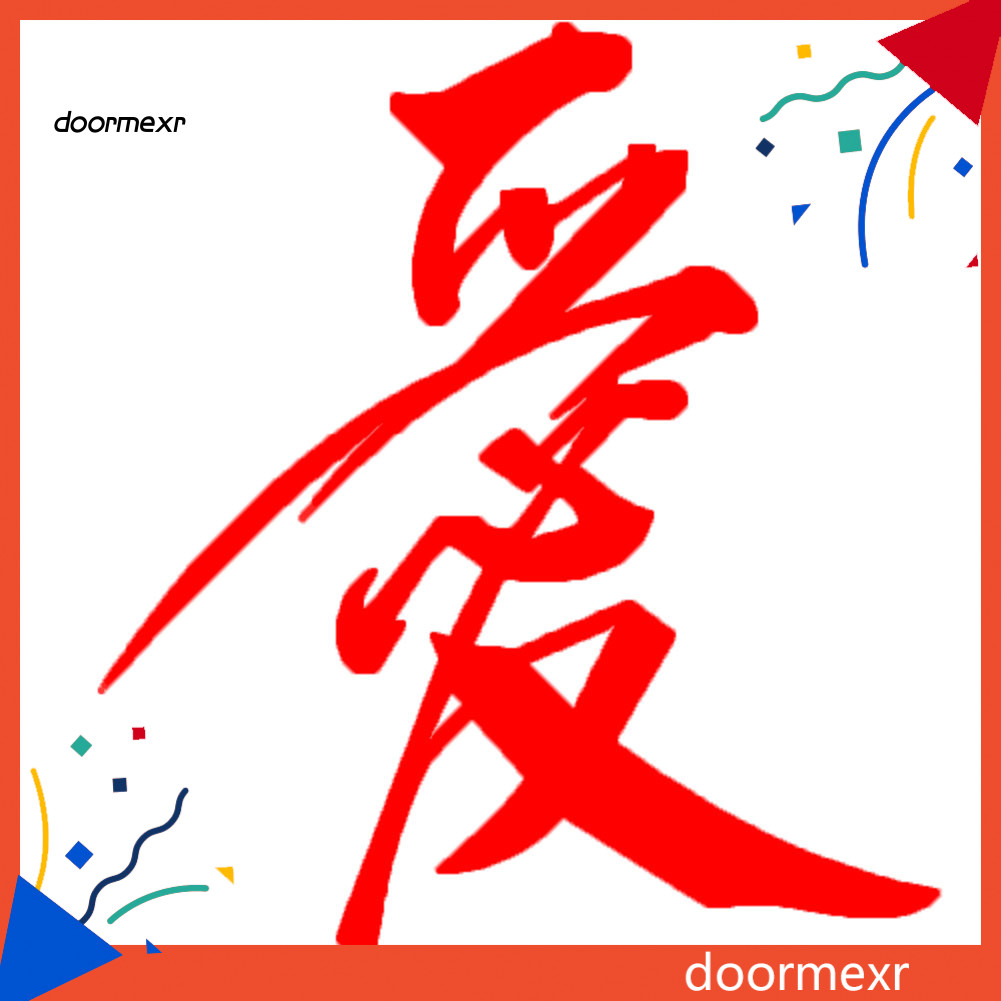 DOO ตัวละคร Love Car-Styling Body Window สติ๊กเกอร์สะท้อนแสงสติ๊กเกอร์ตกแต่ง