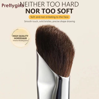 PY.thAngled Pony Hair แปรงเงาจมูก แปรงคอนทัวร์รูปเคียว แปรงเงาจมูก-PY