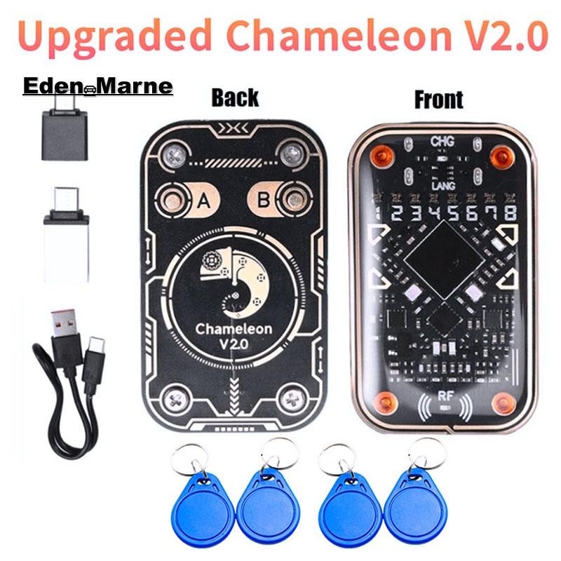 [Eden_Marner]Chameleon Ultra V2.0 RFID Smart Chip Reader Emulator + 4XCUID พวงกุญแจ 125Khz 13.56Mhz 