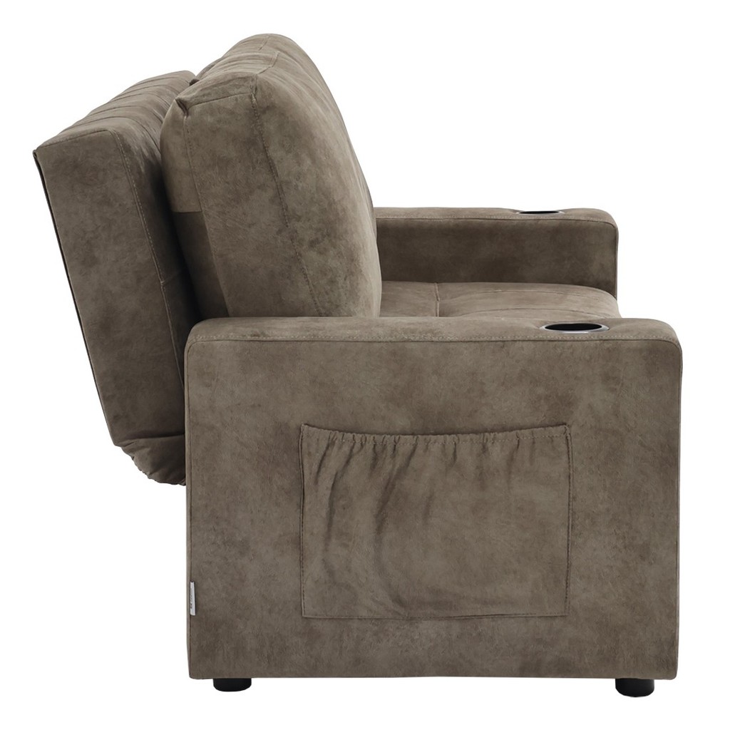 SB Design Square โซฟาเบด 3 ที่นั่ง  รุ่น Reindeer - PET  สีน้ำตาล (189x100x91 ซม.)  แบรนด์ SOFA SOLUTIONS รูปที่ 3