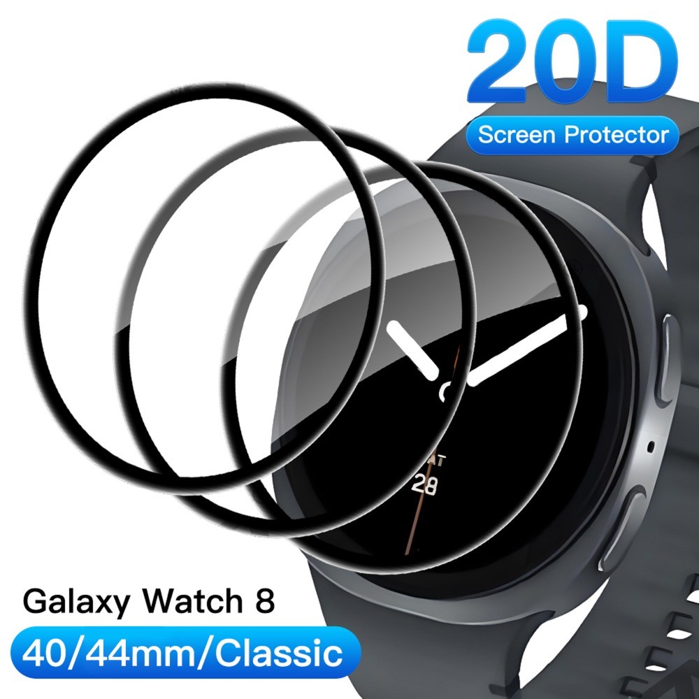 3D ฟิล์มป้องกันหน้าจอสําหรับ Samsung Galaxy Watch 8/7/6/5/4/FE 40 มม.44 มม.46 มม.Ultra1/2 47 มม.Anti-scratch สําหรับนาฬิกา 8 คลาสสิก 46 มม.ฟิล์ม