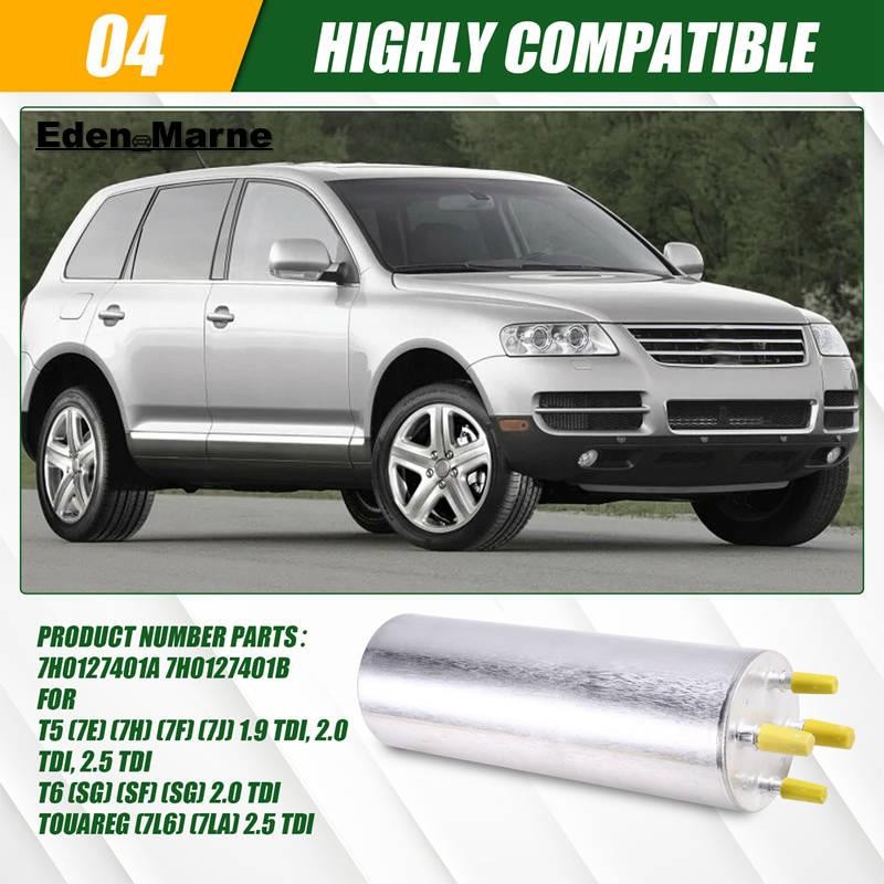 [Eden_Marner]กรองน้ํามันเชื้อเพลิงรถยนต์ 7H0127401บี 7ชม.0127401สําหรับVW 7L6 7LA 2.5TDI Transporter