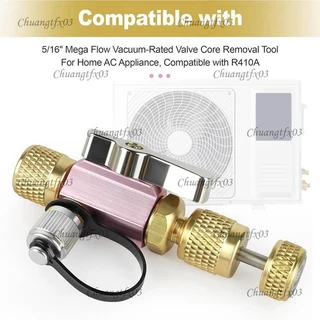Chuangtfx03Valve Coreเครื่องมือกําจัดสําหรับHVAC 5/16"ระบบการเชื่อมต่อสําหรับเครื่องใช้ในบ้านACใช้งานร่วมกับR410A