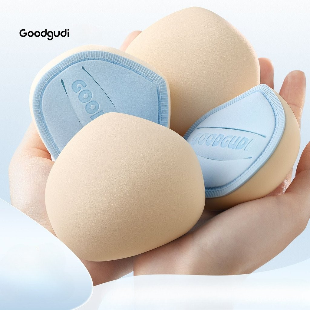 Goodgudi Big Fat Ding Marshmallow Cushion Puff Foundation Liquid พิเศษ Ultra-Soft ฟองน้ําแต่งหน้าแห้งและเปียก Dual ใช้ไม่ดูดซับง่ายแป้ง 3YOU