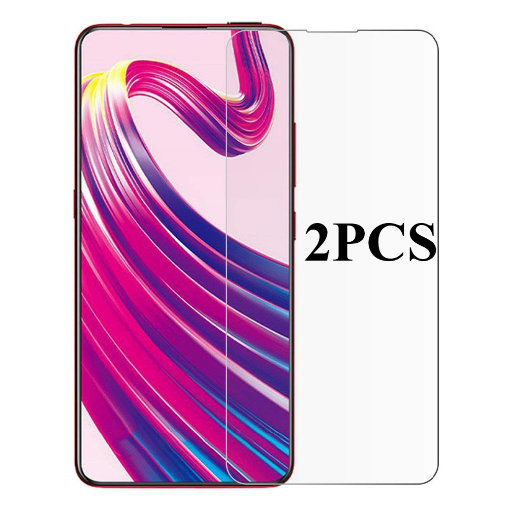 2PCS กระจกนิรภัยสีดําขอบฟิล์มสําหรับ Vivo V1838T V1836A V1832A V1831A V1829A V1821A V18181813A V1809