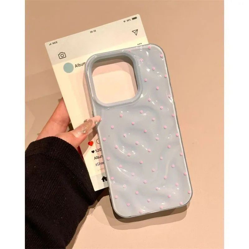 เคสไอโฟน 11 สำหรับ iPhone 13 15 16 11 14 12 Pro Max 15 14 16 6 6S Plus XR XS คลื่นสดหวานคลื่นนัวเนีย - รูปที่ 5