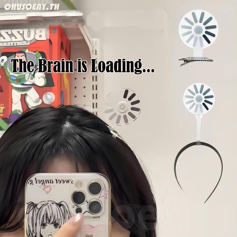 ที่คาดผมคลิปหมุนได้สไตล์ loading ออกแบบมาอย่างสร้างสรรค์และโดดเด่น