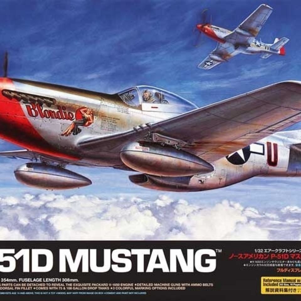 Tamiya ประกอบรุ่น 60322 1/32 P-51D Mustang