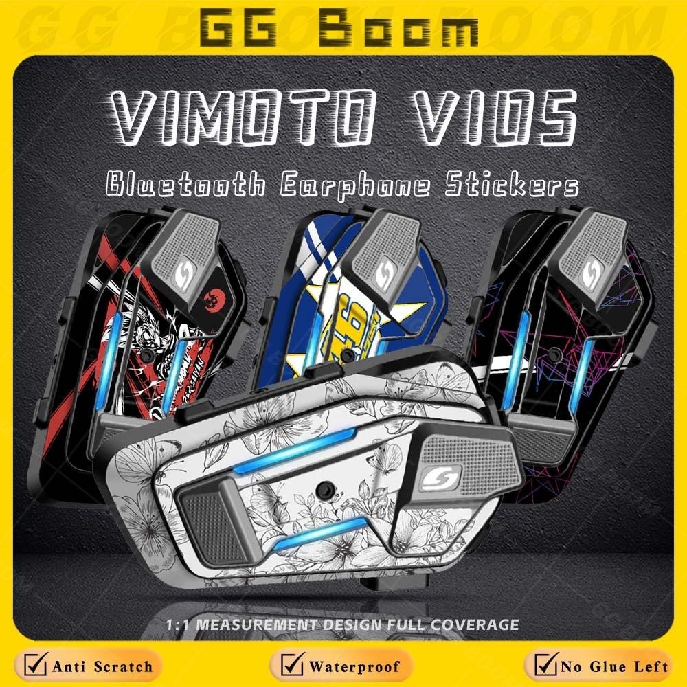 สําหรับ Vimoto V10S V10X V10s V10x หมวกกันน็อครถจักรยานยนต์บลูทูธหูฟังสติกเกอร์ป้องกันชุดหูฟัง Anti-