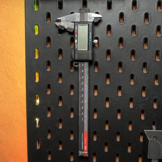 Pegboard Skadis Caliper Holder Stand Display