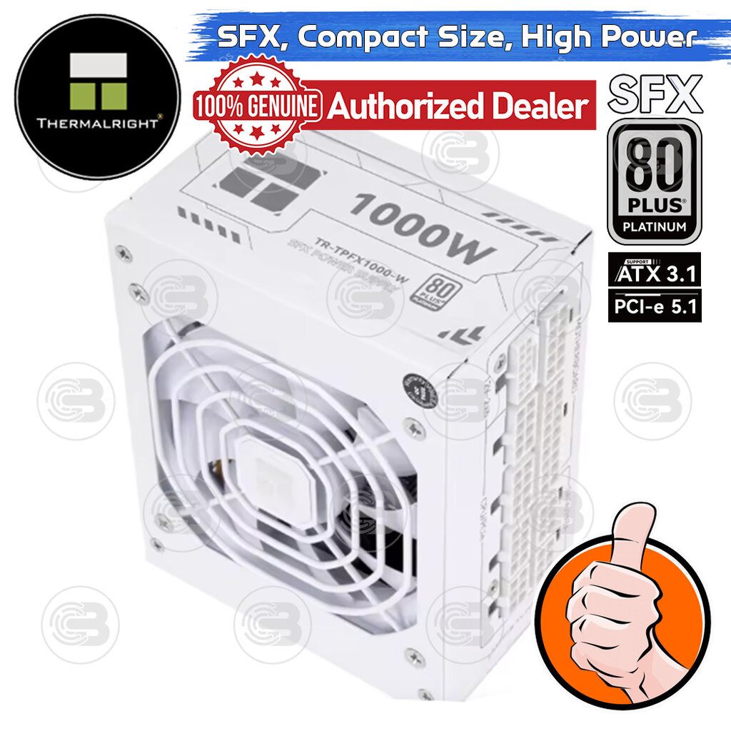 [CoolBlasterThai] Thermalright SFX Power Supply 1000W 80 Plus Platinum Embossed Full Modular (TPFX 1