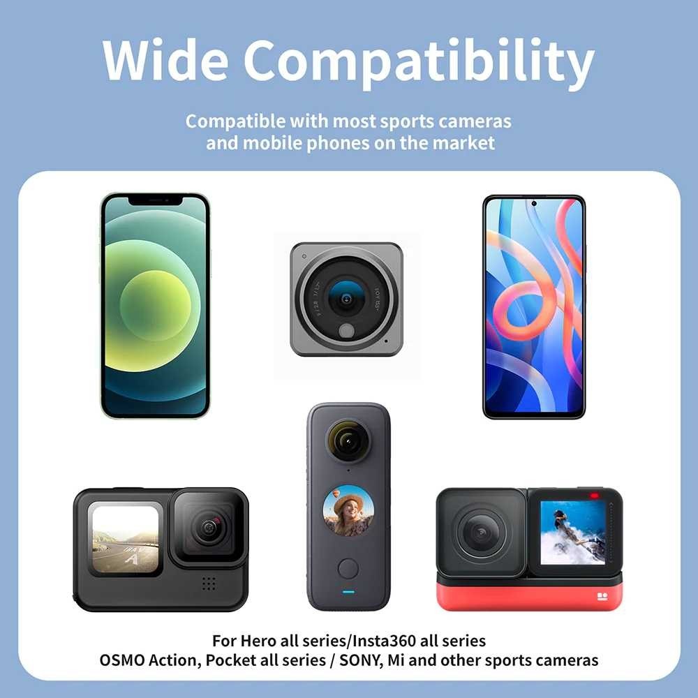 ANDEASTR TELESIN ที่ยึดคอแม่เหล็กสําหรับสมาร์ทโฟน GoPro - TE-HNB-002