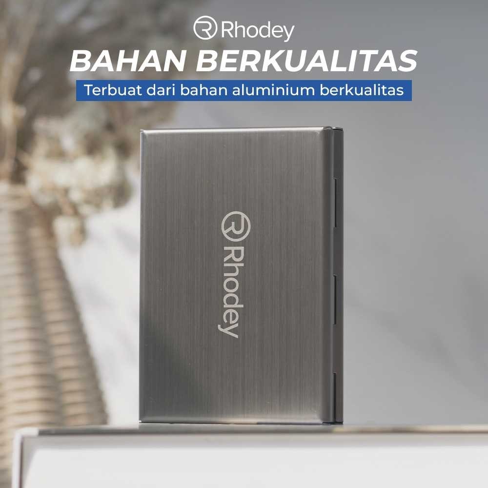 JKMLLCM Slim Aluminium 6-Slot Card Wallet - FMB-78