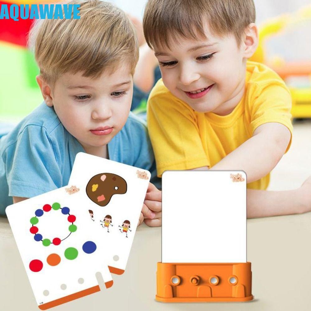 AQUAWAVE เด็ก Logic Key เกมปริศนา, เกมจับคู่ Montessori Logic Key Thinking Training, การเรียนรู้ก่อนวัยเรียน Early Education มัลติฟังก์ชั่น 3D Key Thinking ปริศนาของเล่นเด็ก