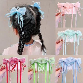 กิ๊บโบว์ ริบบิ้น ผีเสื้อ ดอกไม้ แพ๊คคู่ พร้อมส่งจากไทย ตกแต่งผม ทำได้ง่ายด้วยตัวเอง