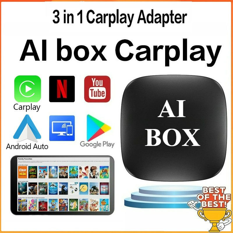 Carplay Car Android box Carplay Ai Box Wired to Wireless Carplay Adapter Android Auto Apple Carplay 