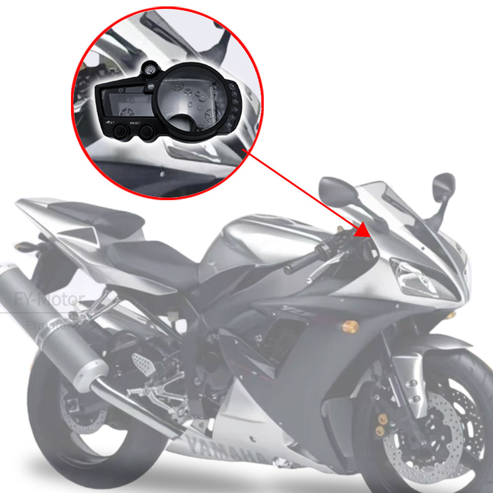เหมาะสําหรับ Yamaha YZF R1 02-03 R6 03-05 R6S 08-09 Speedometer เครื่องมือกรณี