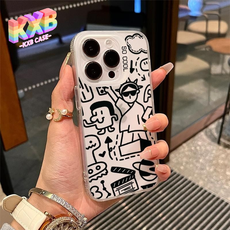 ตลก Status Freedom Graffiti เส้นใช้ได้กับ Redmi A1 8 9 9A 9C 10 10C 12 12C NOTE 8 NOTE 8 PRO NOTE 9 