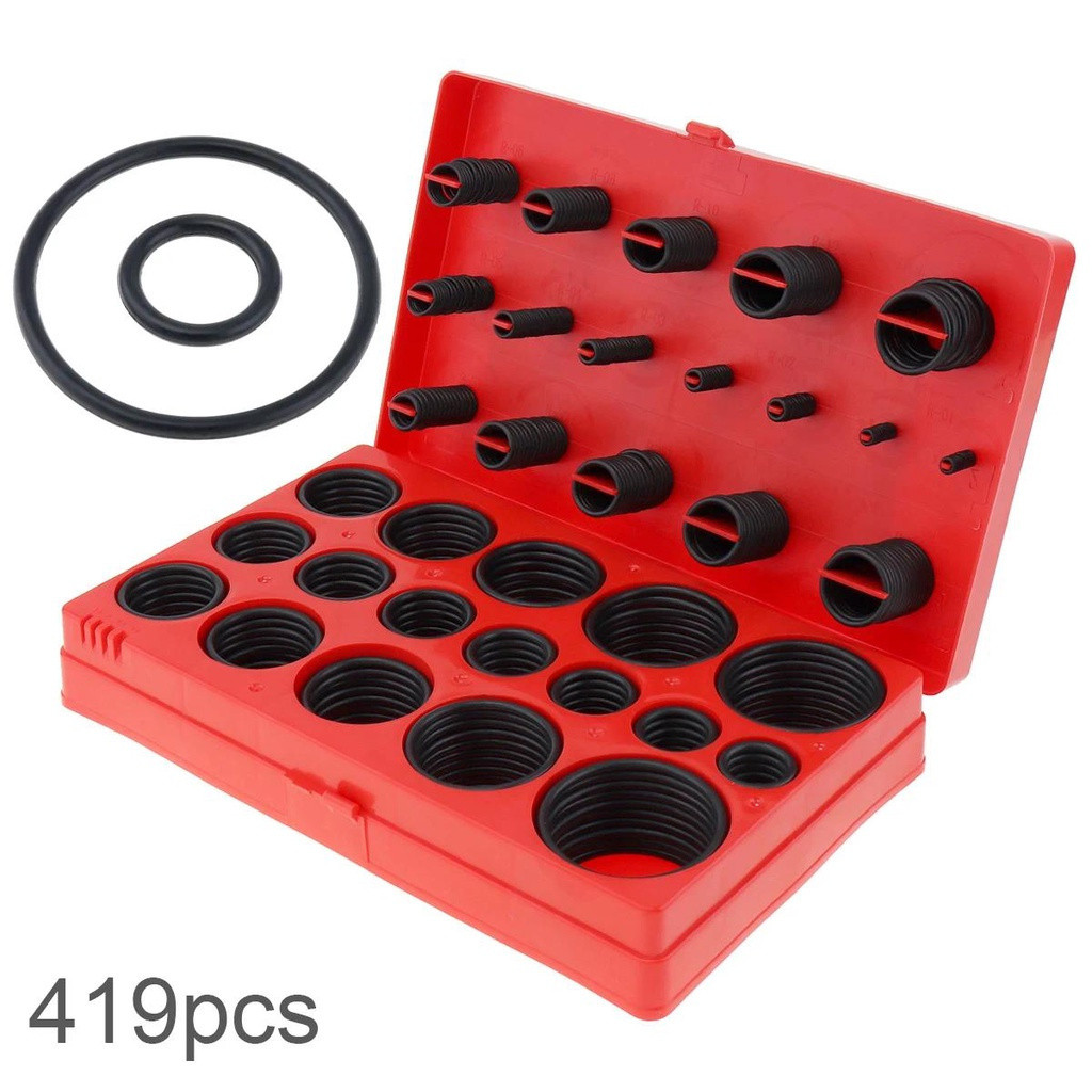 KASN ชุด 419 ชิ้น ยางโอริง โอริง ชุดยางโอลิ้ง โอริงบาง ลูกยางโอริง โอริงเล็ก โอริงยาง โอลิงยาง