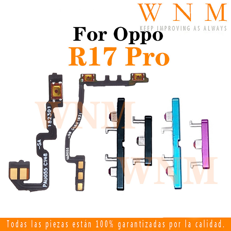 สําหรับOppo R17 Pro Powerปุ่มFlex on/ปิดปุ่มสวิทช์ด้านข้างKey Volume Up Down Flexสายโทรศัพท์มือถือPart ราคา ถูกที่สุด ดีลบีเคเค
