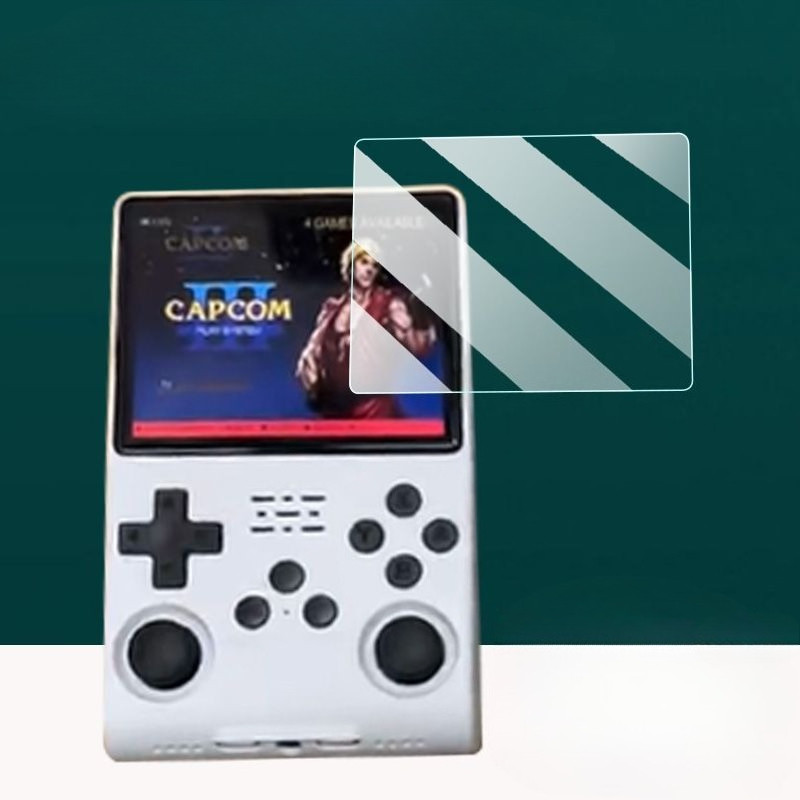 สําหรับ Anbernic RGB20S R35S R40s Pro R36XX R36 HD K36 RG34XX SP Clear HD กระจกนิรภัยป้องกันหน้าจอคล