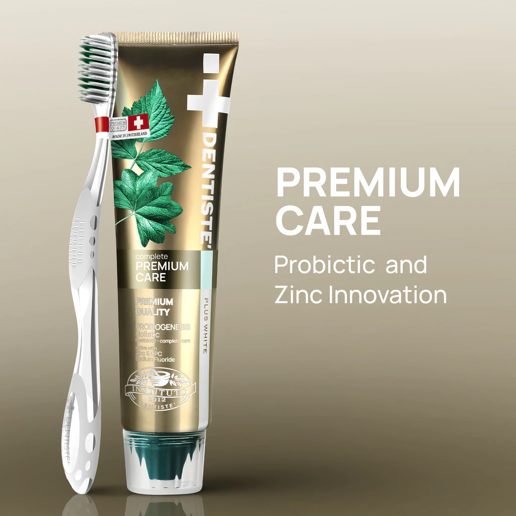 [สินค้าขายดี] Dentiste' Premium Care Toothpaste Tube ยาสีฟันสูตรพรีเมี่ยมแคร์ ปรับสมดุลแบคทีเรีย 50/100 กรัม ลดอักเสบ thumbnail 4