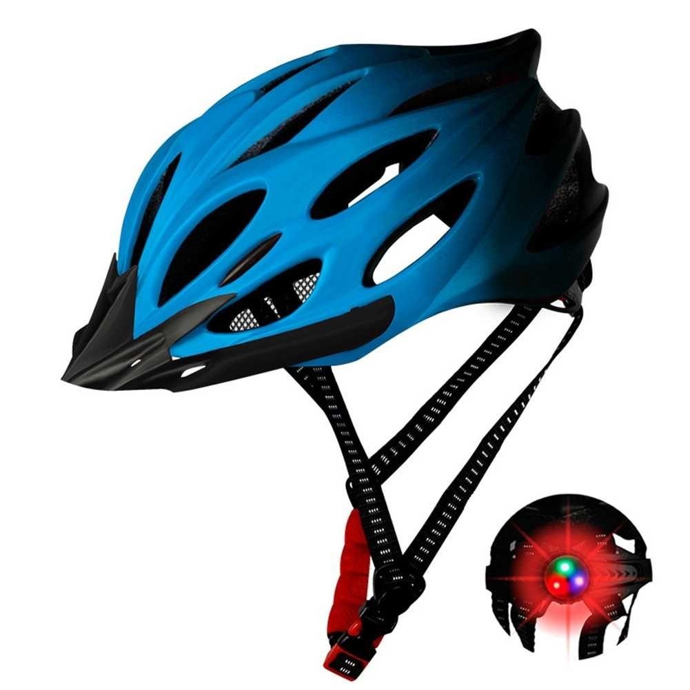 ของแท้ BIKEBOY หมวกกันน็อคจักรยานสกู๊ตเตอร์ระบายอากาศพร้อมไฟท้าย - BK-168