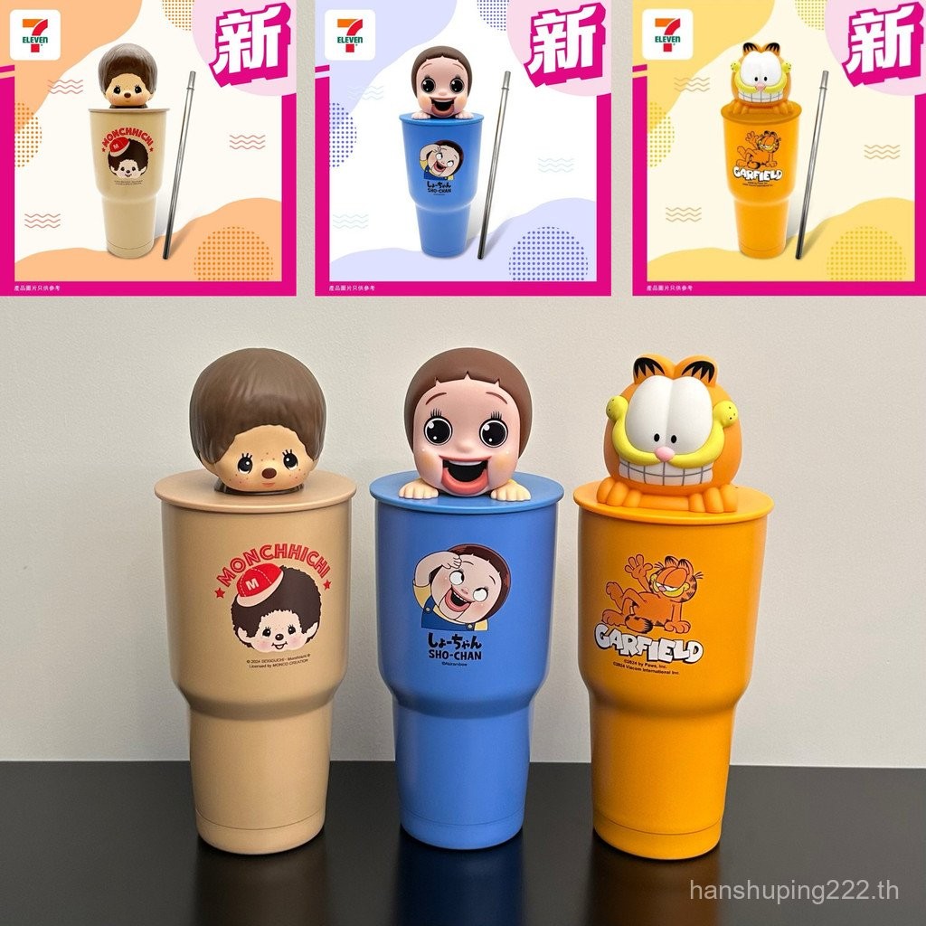 พร้อมสต็อกฤดูร้อนร้อนขายลิงการ์ฟิลด์304ถ้วยเก็บความร้อนสแตนเลสให้อบอุ่นได้นานถึง8ชั่วโมงสํานักงานกลางแจ้งวิทยาเขต