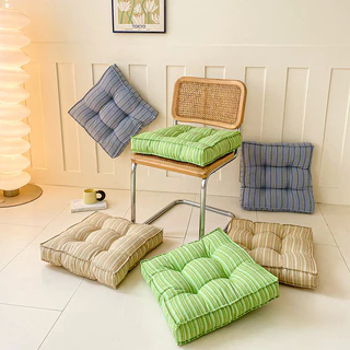 MLADEN เบาะรองนั่งสแควร์ 45x45CM สบายและระบายอากาศ ทำความสะอาดง่าย ทำให้หนาขึ้น เบาะรองนั่ง