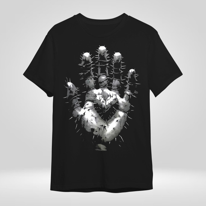 Haoshoku Premium Mens Distro T-Shirt - เสื้อยืด Lord Hands Distro - BL5 102