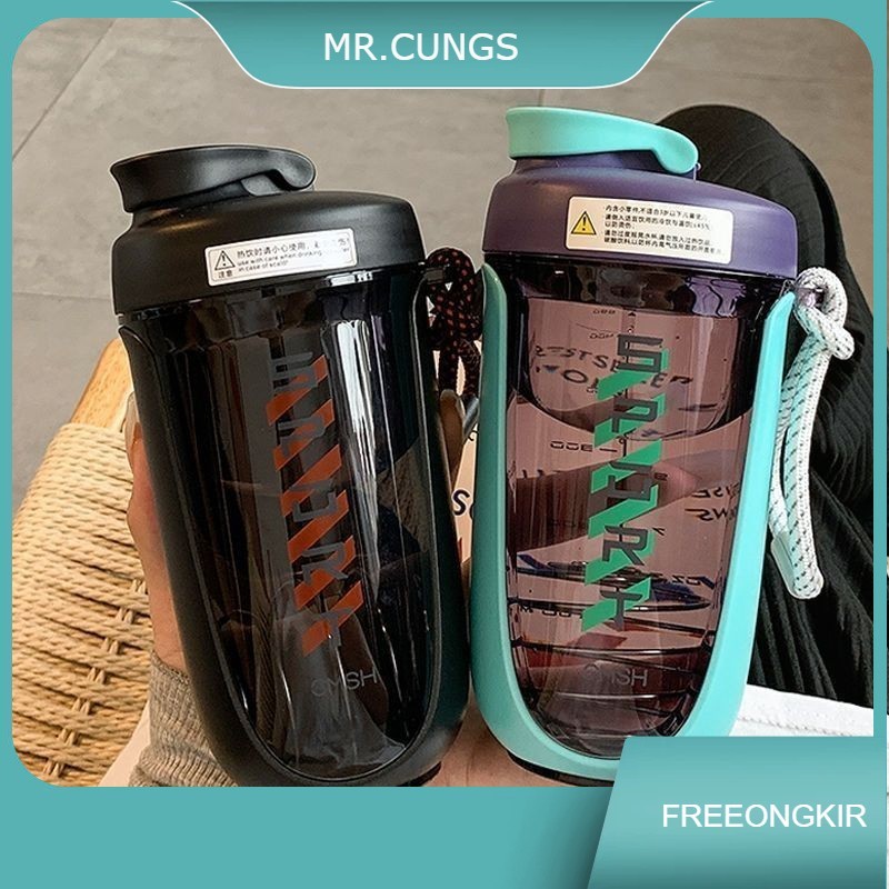 590ml Shaker Cup Bottle Gym Protein Shake กาต้มน้ํากีฬา