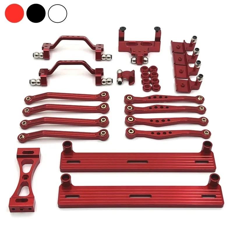 WPL C64 C64-1 แชสซีโลหะ Link Rod ดึง Rod Mount ด้านข้างเหยียบ Shock Mount ชุด 1/16 RC รถอะไหล่อัพเกร