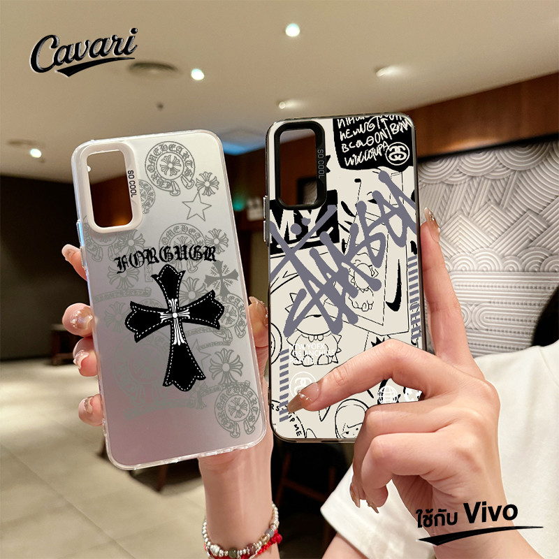 เคสโทรศัพท์ Vivo Y17s Y18 Y15 Y22 Y21 Y27 Y17 Y78 Y20 Y12i Y02 Y15s Y33s Y36 Y100i Y12s สไตล์แฟชั่นสากล โทรศัพท์ จัดส่งจ
