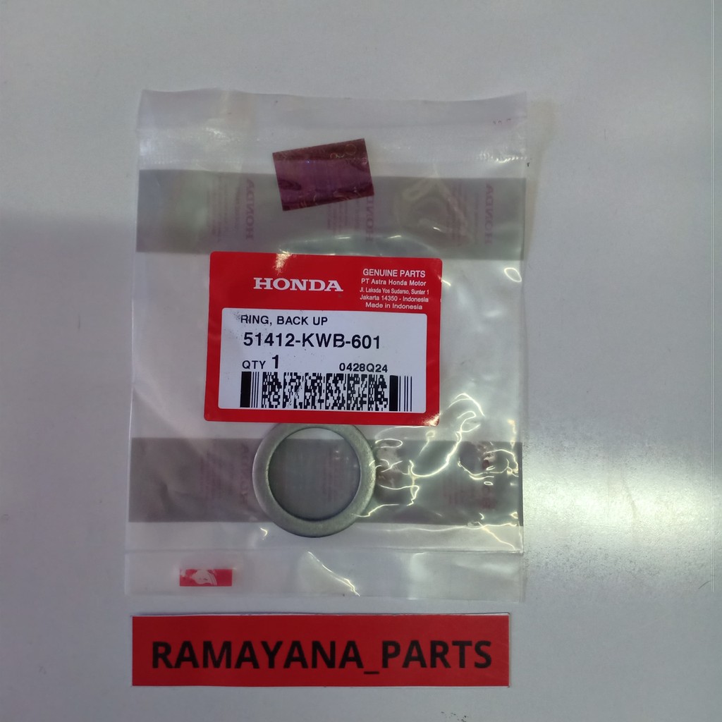 แหวนหลังรถจักรยานยนต์สําหรับ Honda Blade 110/ Beat Scoopy FI Supra X 125 FI 51412KWB601
