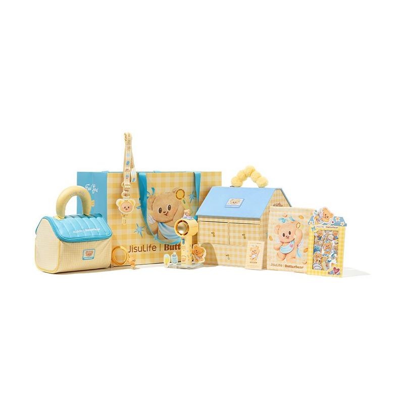 JISULIFE พัดลมมือถือ PRO1 หมีเนย BOX SET