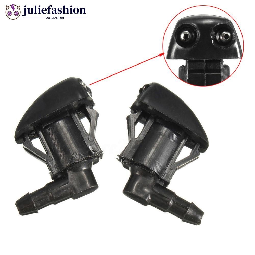 JULIEFASHION 2 ชิ้นเครื่องซักผ้ากระจกหัวฉีดสเปรย์ Jet สําหรับ Toyota Corolla Camry E120 03-06 อุปกรณ์เสริมอัตโนมัติ C1Q8