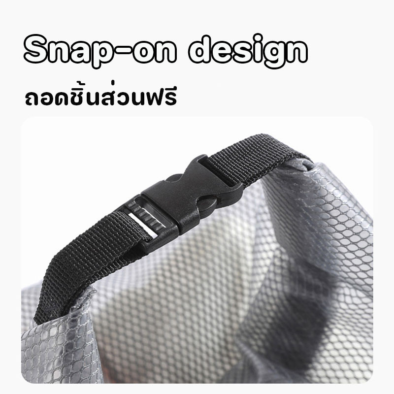 ระเป๋าพกพา กระเป๋าหิ้วกันน้ำ PVC กันน้ำ กระเป๋าใส่เครื่องอาบน้ำ จุของได้เยอะ พกพาสะดวก การจัดเก็บ - รูปที่ 4